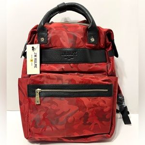 JW HULME CHELSEA Nylon and Leather Backpack